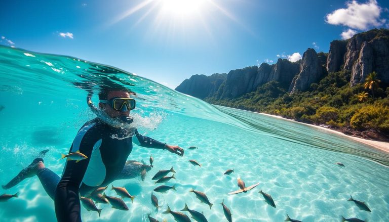 Is Levera Beach good for snorkeling?