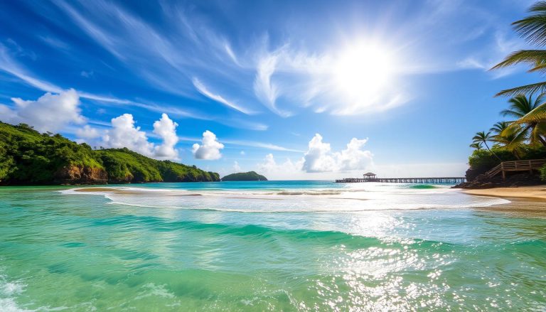Is Levera Beach part of a national park?
