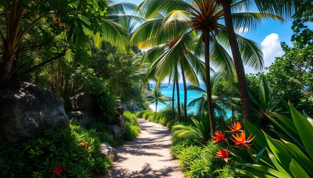 La Digue nature trails La Digue nature trails