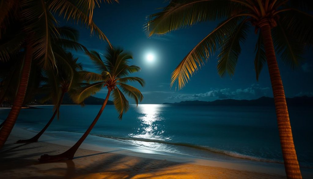 Levera Beach at night Levera Beach at night