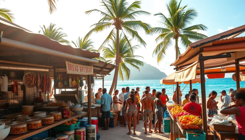Levera Beach food scene Levera Beach food scene