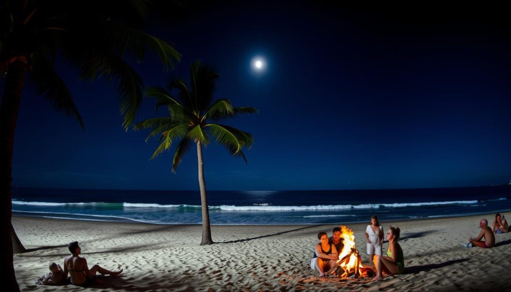 Levera Beach nighttime activities Levera Beach nighttime activities