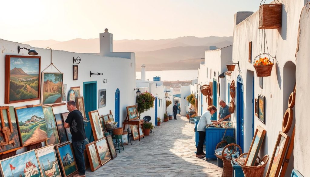 Local art at Sidi Bou Said Local art at Sidi Bou Said