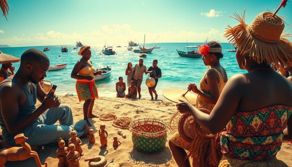 Local traditions at Levera Beach Local traditions at Levera Beach