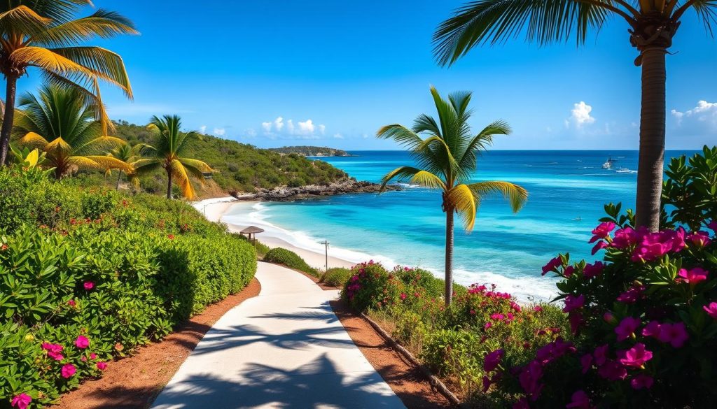 Route to Shell Beach St. Barts Route to Shell Beach St. Barts