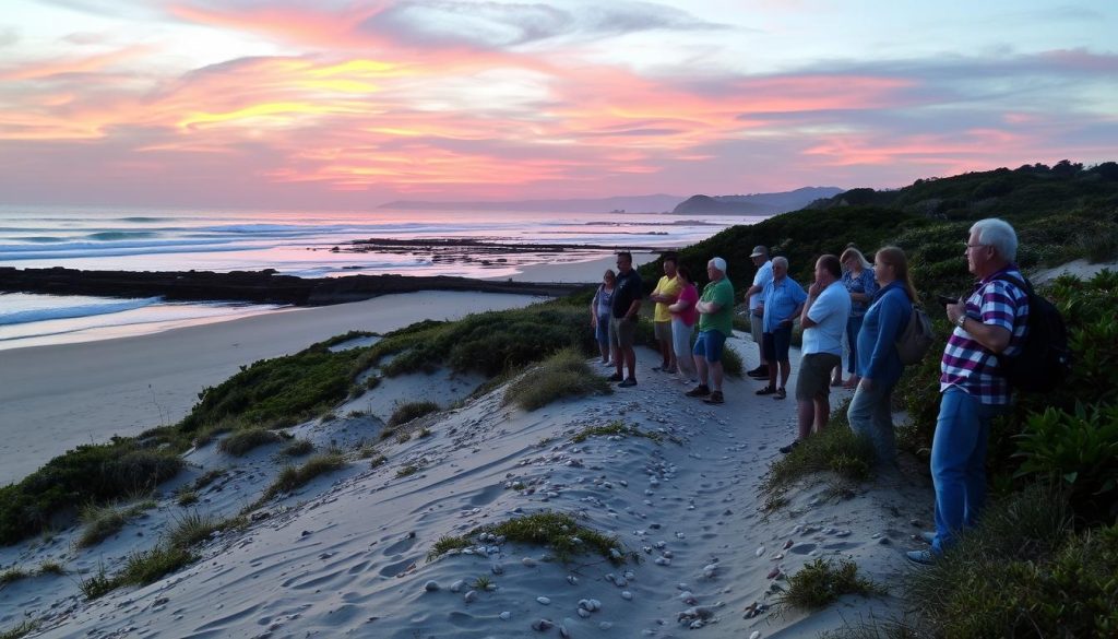 Shell Beach guided nature walks Shell Beach guided nature walks