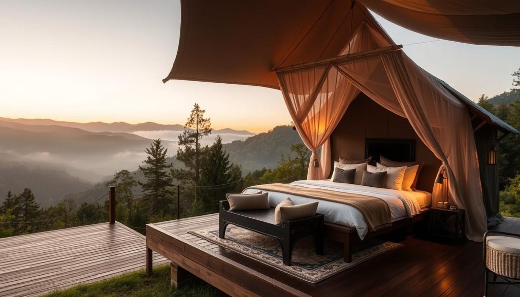 Smoky Mountains Glamping Luxury Tent Smoky Mountains Glamping Luxury Tent