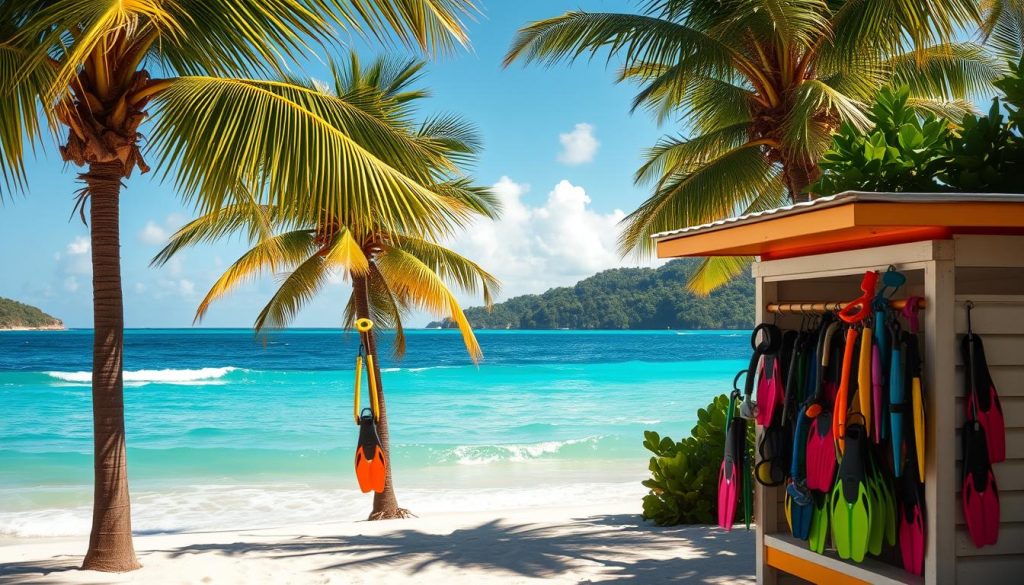 Snorkeling equipment rental Grand Anse Beach Snorkeling equipment rental Grand Anse Beach