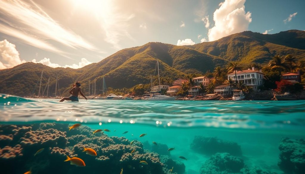 Snorkeling in English Harbour Snorkeling in English Harbour