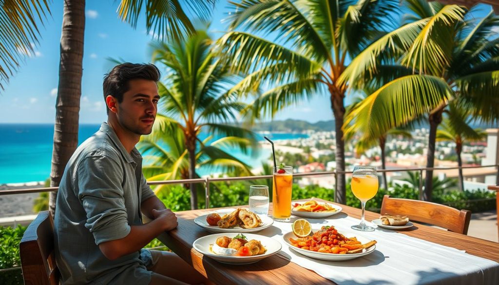 Solo travel Caribbean dining Solo travel Caribbean dining