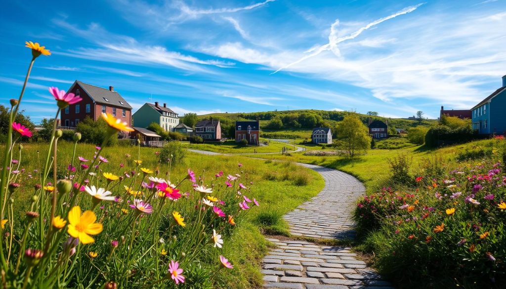St. John's spring scenery St. John's spring scenery