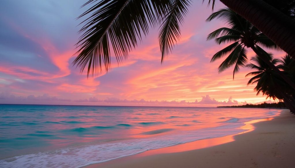 Sunset locations Grand Anse Beach Sunset locations Grand Anse Beach