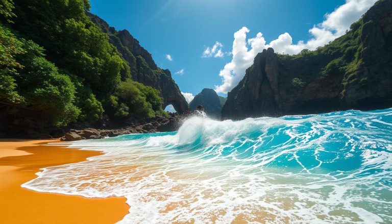 What are the currents like at Levera Beach?