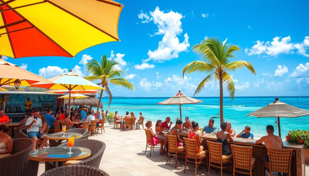 beach bars Grand Anse beach bars Grand Anse