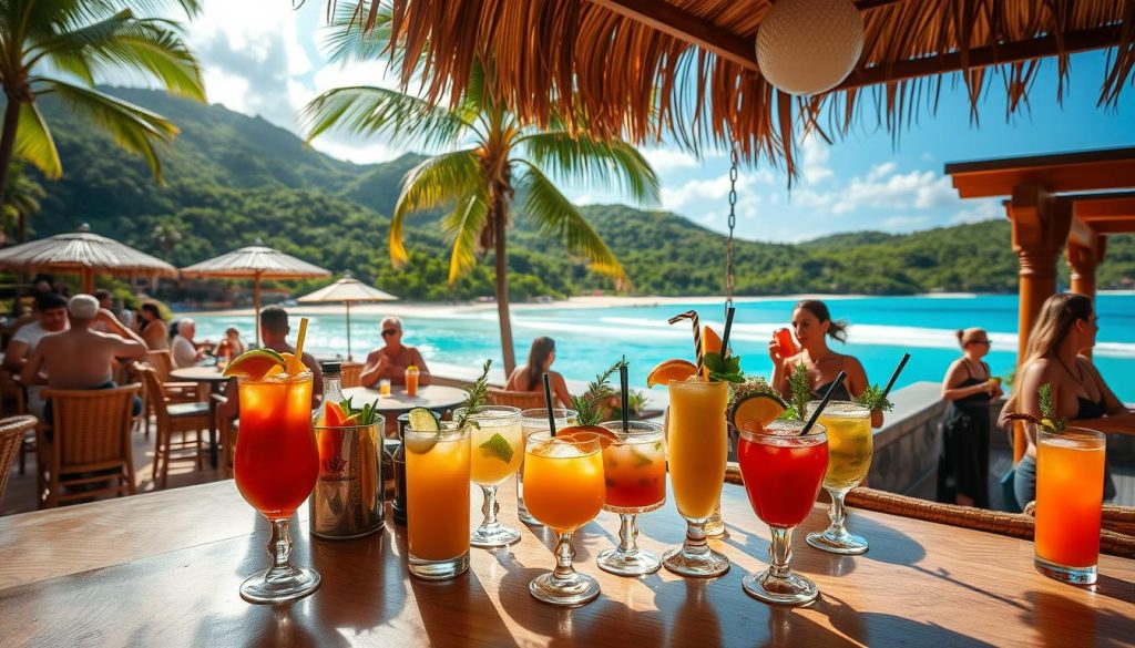beach cocktails Grand Anse beach cocktails Grand Anse