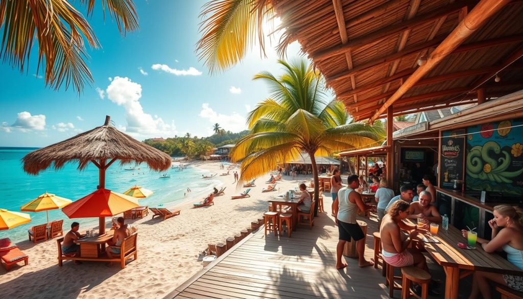 beachfront bars Grand Anse beachfront bars Grand Anse