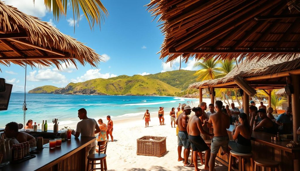 beachfront bars Grand Anse beachfront bars Grand Anse