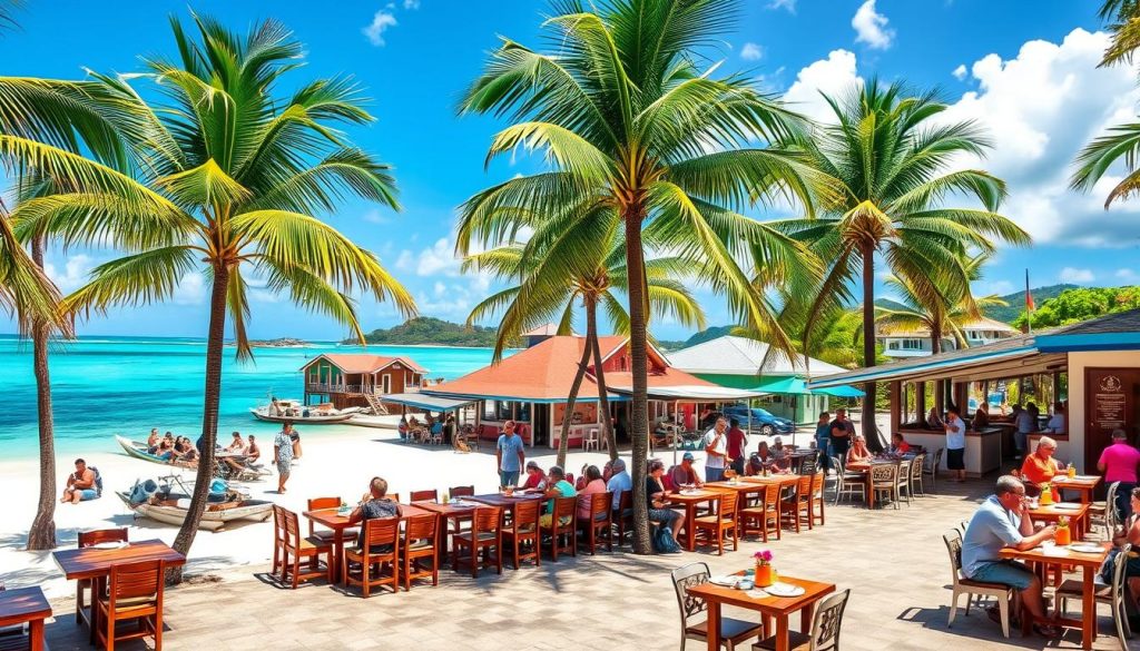 dining options near Dickenson Bay dining options near Dickenson Bay