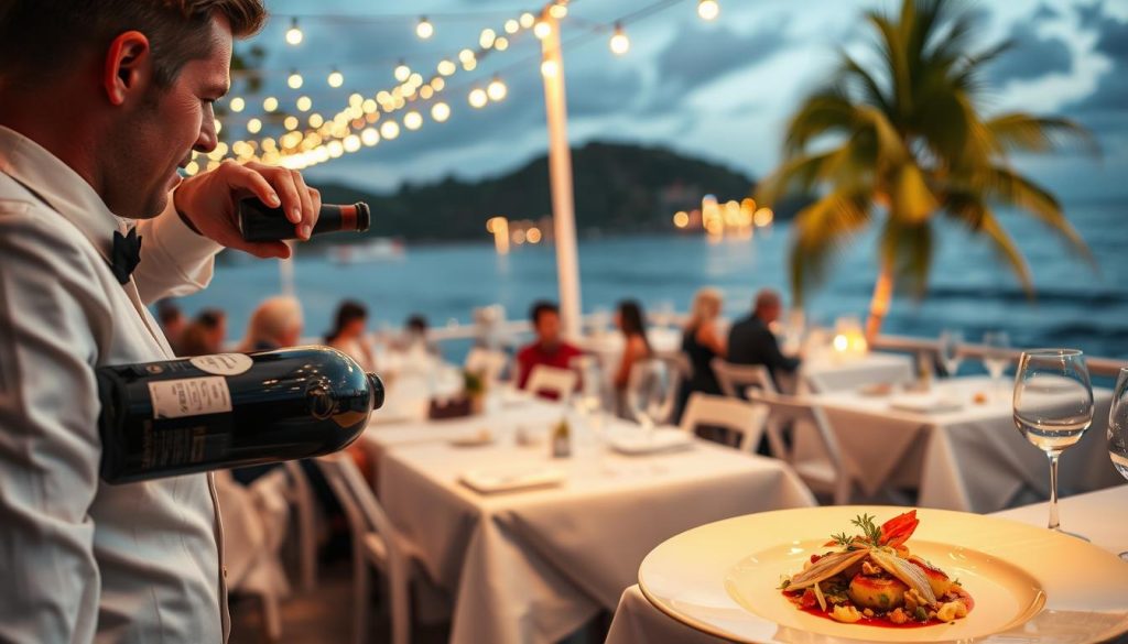 fine dining near Dickenson Bay fine dining near Dickenson Bay