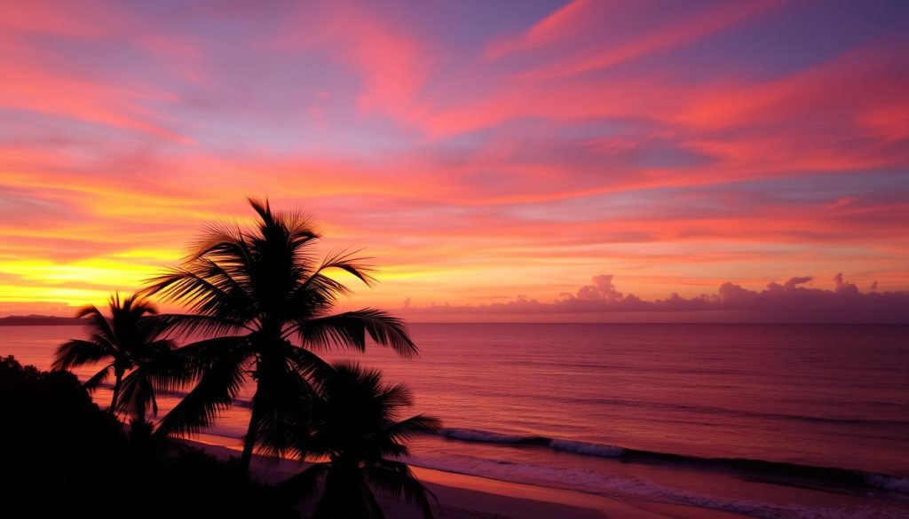 grand anse beach sunset views grand anse beach sunset views