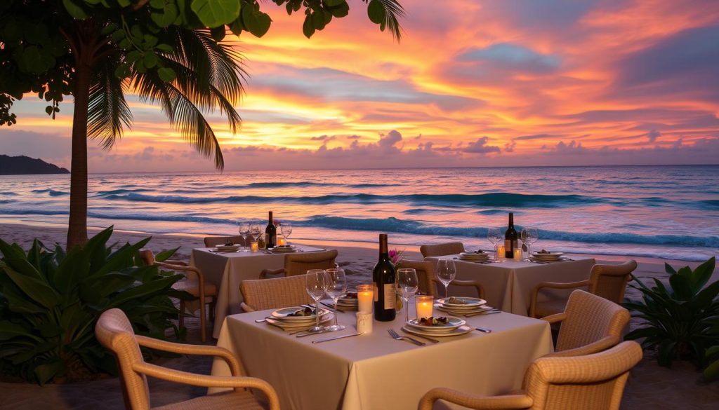 grand anse dining with ocean view grand anse dining with ocean view