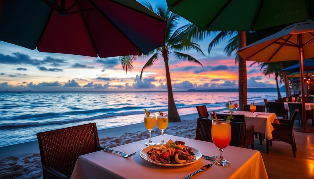 grand anse dining with ocean view grand anse dining with ocean view