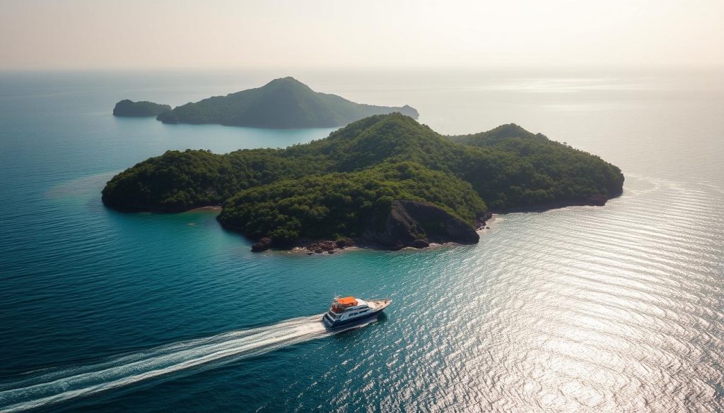 island hopping from Praslin island hopping from Praslin