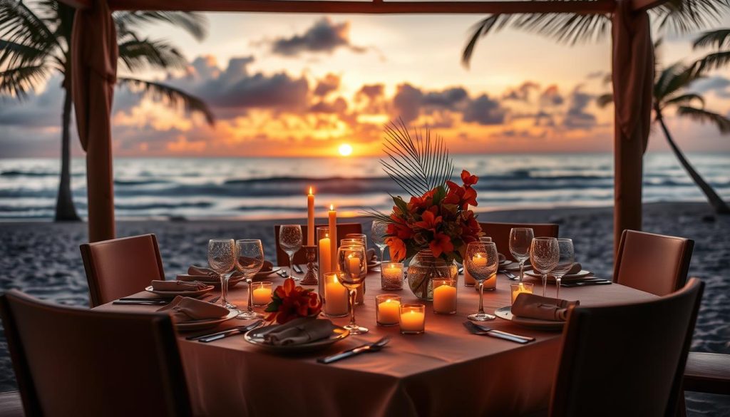 private dining in St. Barths private dining in St. Barths