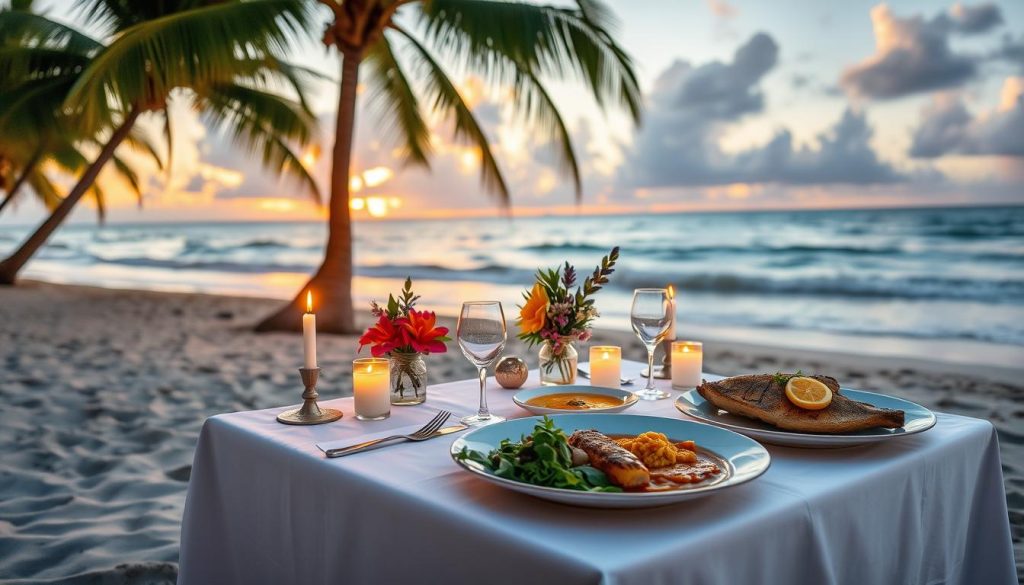 romantic beachfront dining grenada romantic beachfront dining grenada