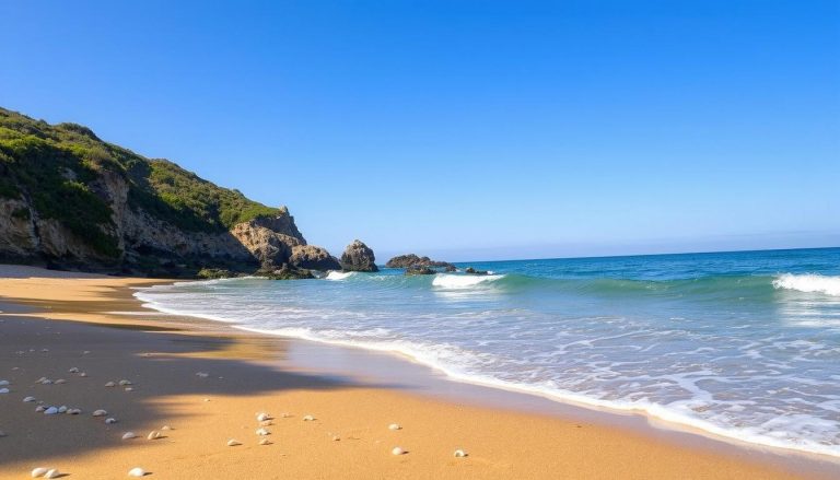 shell beach coastal access