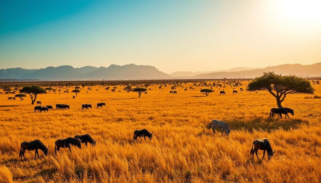African Safari Landscape in August African Safari Landscape in August