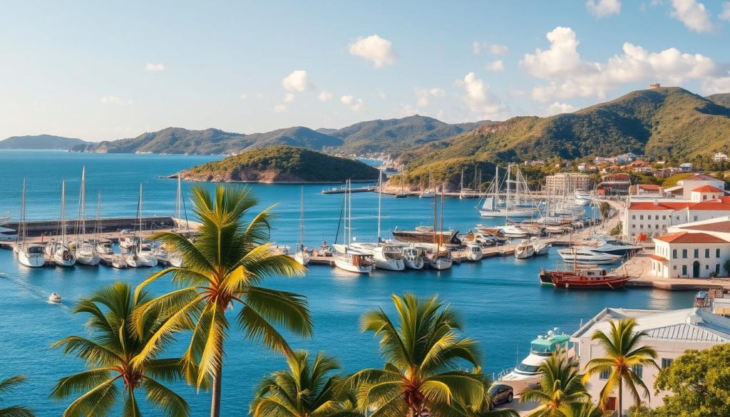 Antigua harbor Antigua harbor
