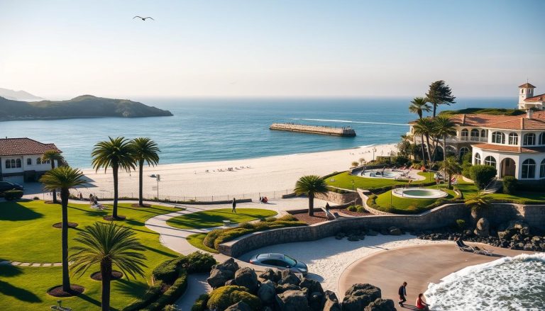 Are there any resorts near Half Moon Bay?