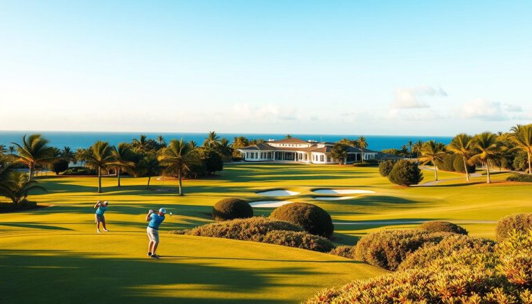 Are there golf facilities in Jolly Harbour?