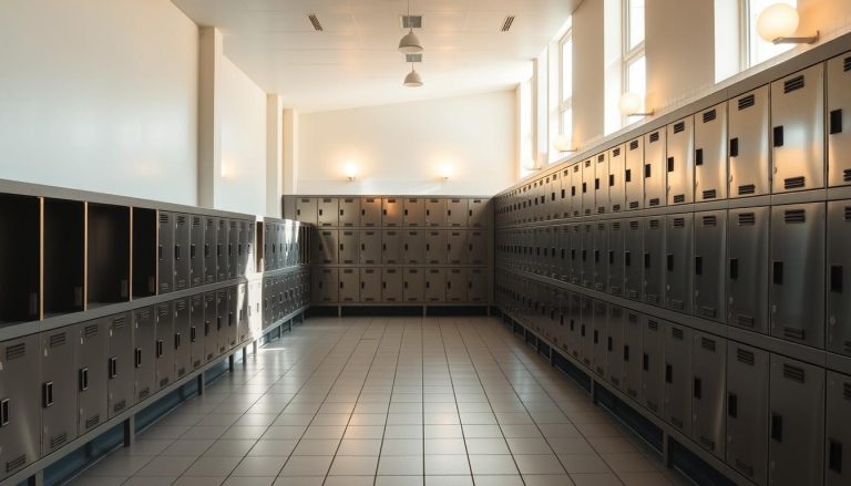 Are there lockers available at The Baths?