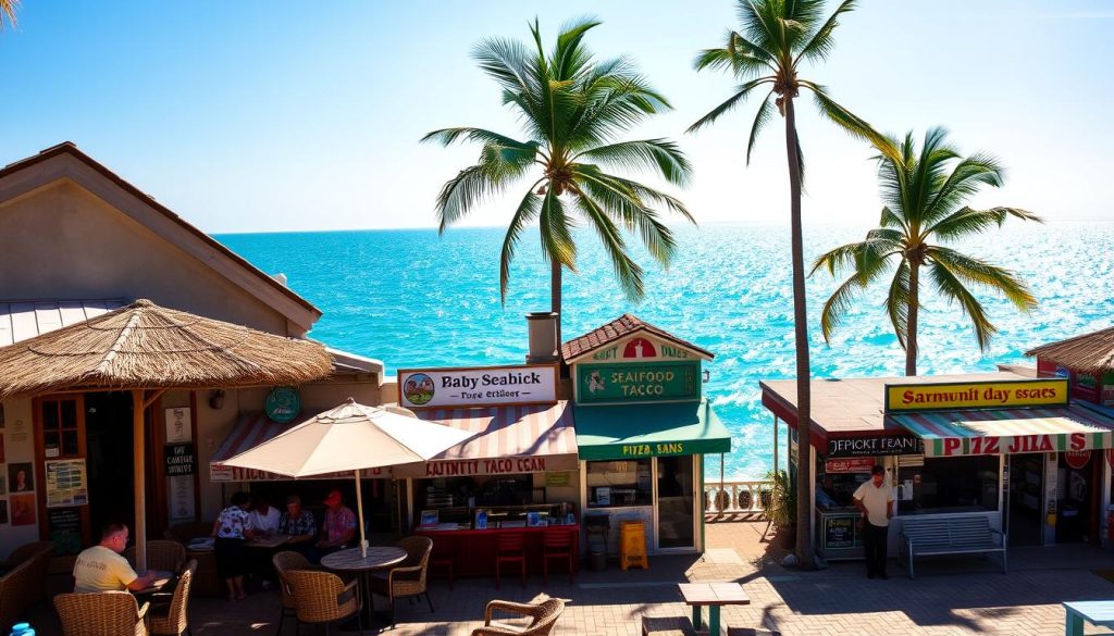 Baby Beach dining options Baby Beach dining options