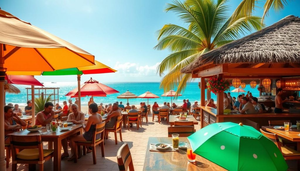 Baby Beach dining options Baby Beach dining options