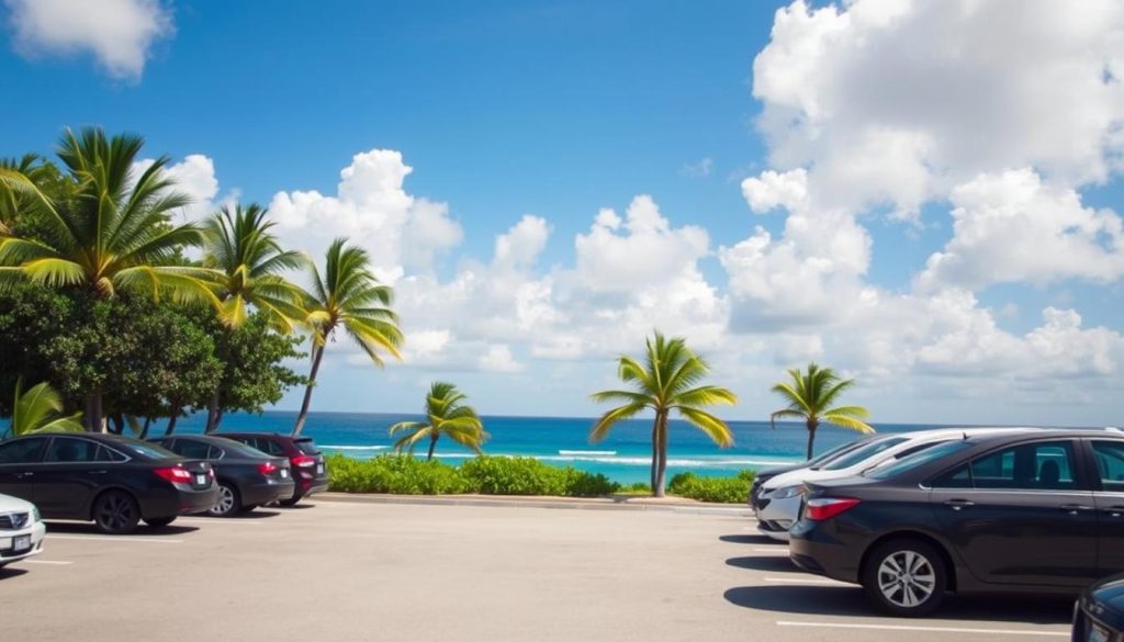 Baby Beach parking Baby Beach parking