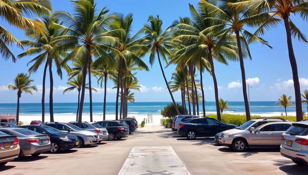 Baby Beach parking Baby Beach parking