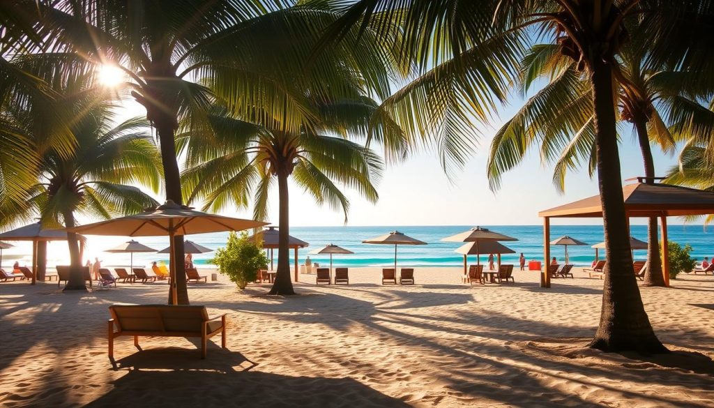Best spots for shade at Baby Beach Best spots for shade at Baby Beach