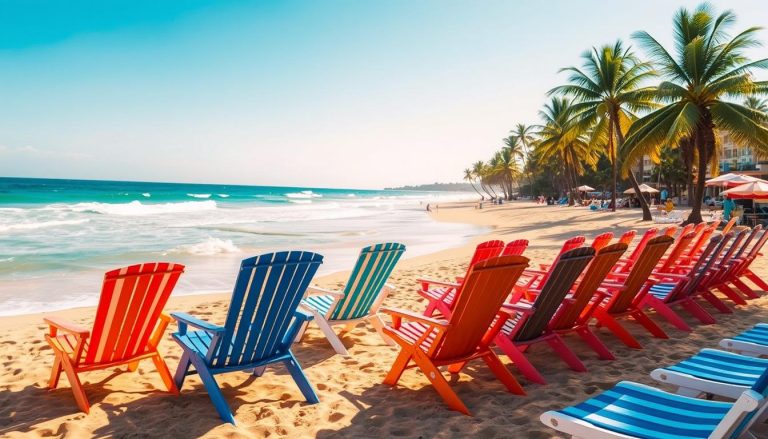 Can I rent beach chairs and umbrellas at Baby Beach?