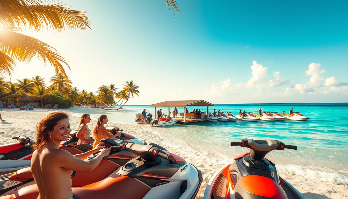 Can you rent jet skis at Eagle Beach?
