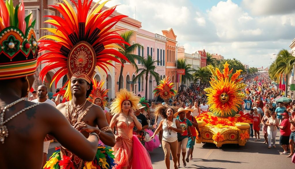 Carnival season in Oranjestad Carnival season in Oranjestad