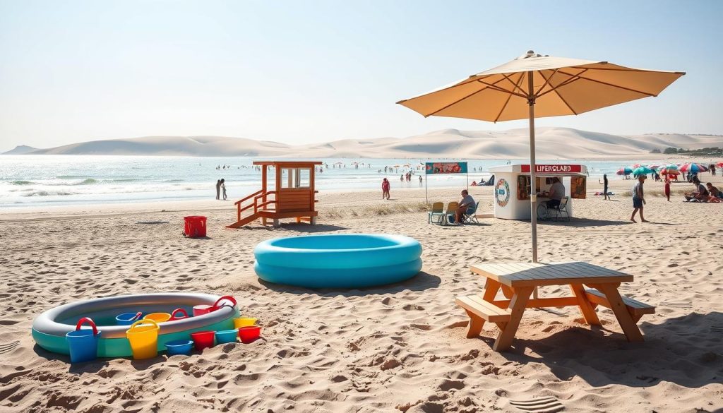 Child-friendly beach amenities Child-friendly beach amenities