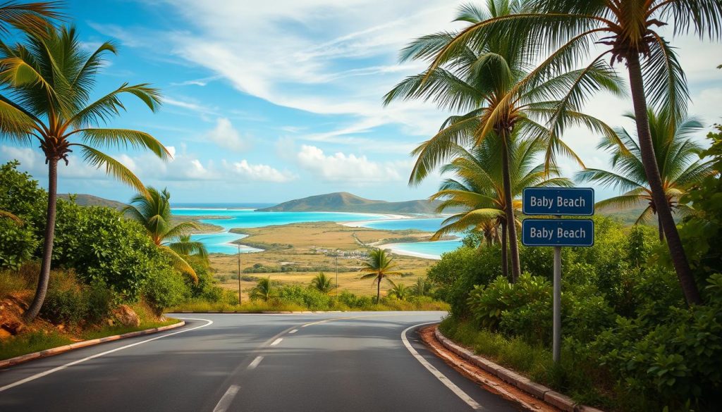 Directions to Baby Beach from Oranjestad Directions to Baby Beach from Oranjestad