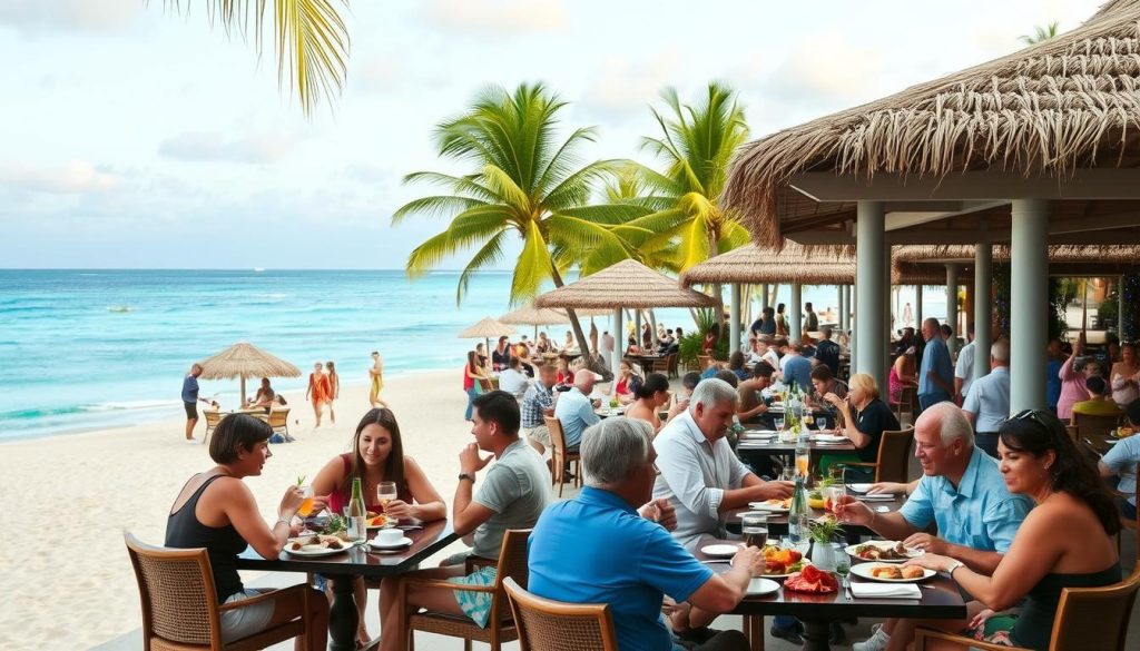 Eagle Beach dining options Eagle Beach dining options