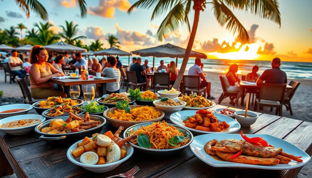 Eagle Beach food options Eagle Beach food options