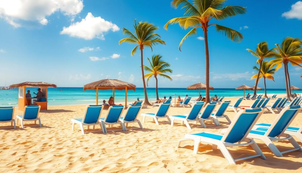 Eagle Beach lounge chair rental service Eagle Beach lounge chair rental service
