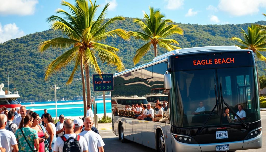 Eagle Beach transportation from cruise port Eagle Beach transportation from cruise port