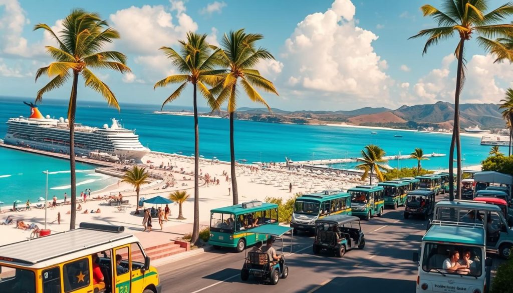 Eagle Beach transportation from cruise port Eagle Beach transportation from cruise port